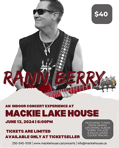 Rann Berry Live at Mackie Lake House