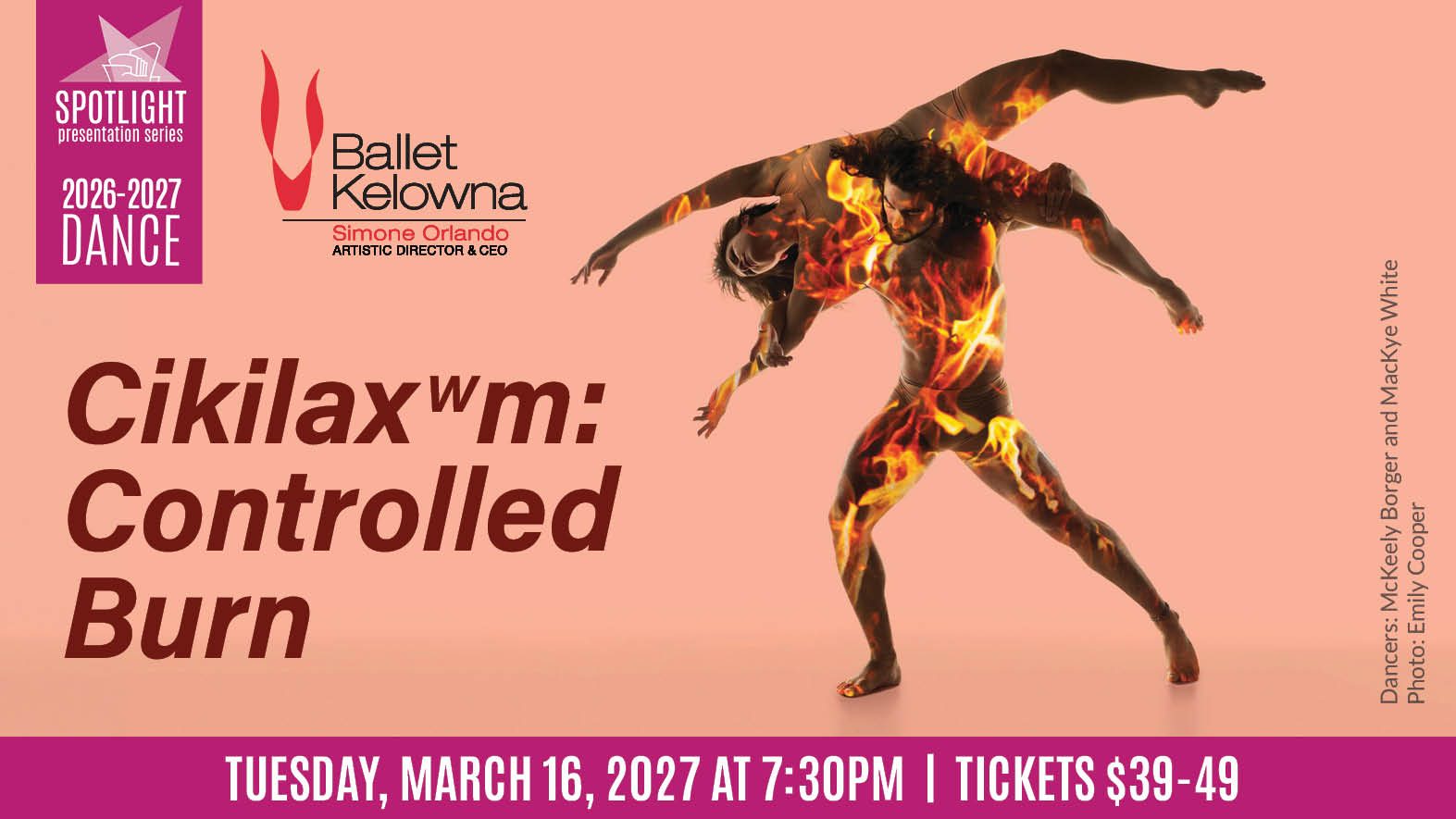 Ballet Kelowna: Cikilaxwm Controlled Burn