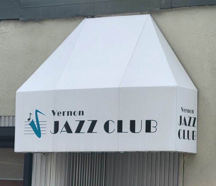 Vernon Jazz Club Awning August 2025