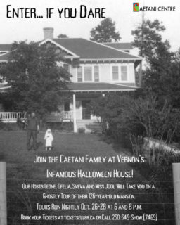 22 10 26 Caetani Centre Haunted Halloween Tours Poster 500