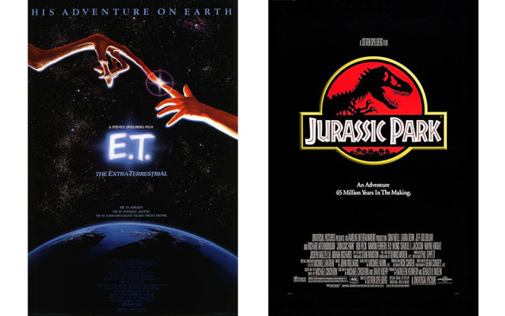 20 07 10 Et Jurassic Park Side By Side Posters
