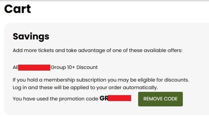 Using a Coupon or Discount Code | Ticket Seller Box Office