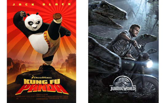 20 08 01 Kung Fu Panda Jurassic World Side By Side