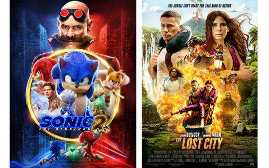 22 05 20 Sonic The Hedgehog 2 The Lost City Side By Side Posters