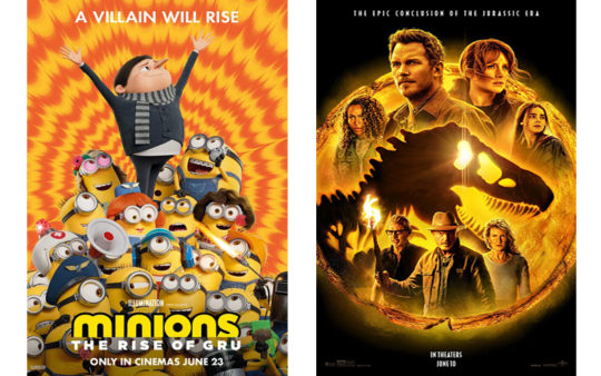 22 06 30 The Rise Of Gru Jurassic World Dominion Side
