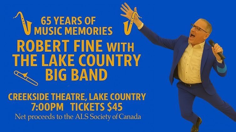 Robert Fine with the Lake Country Big Band