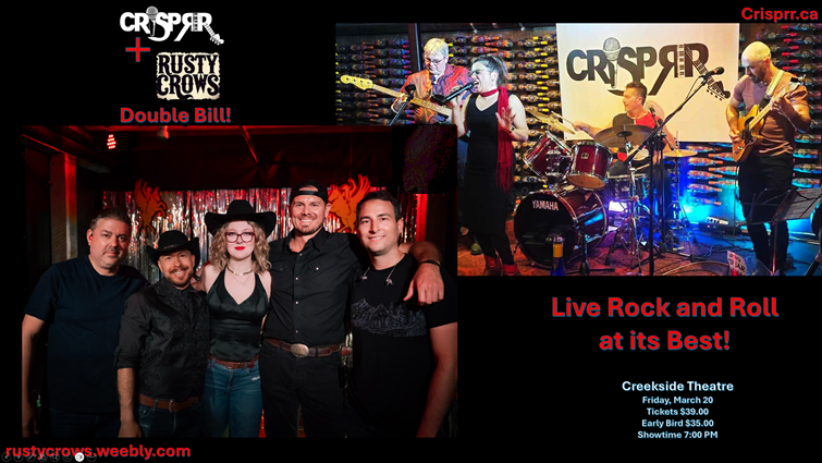 Crisprr + Rusty Crows Double Bill
