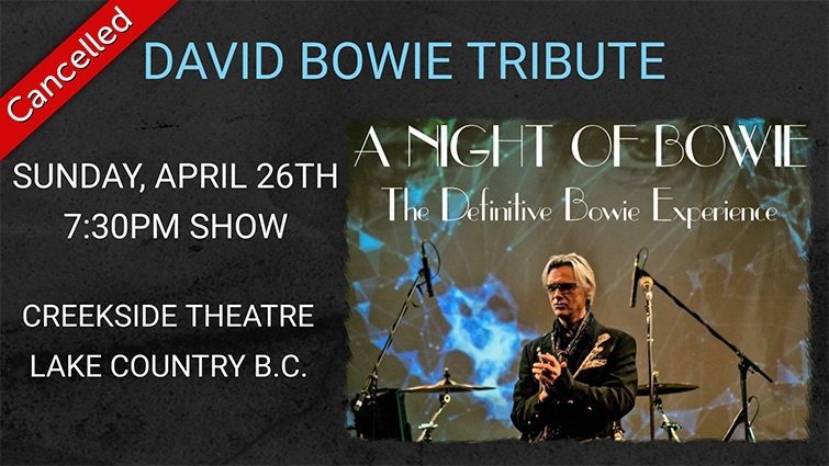 A Night of Bowie - Cancelled