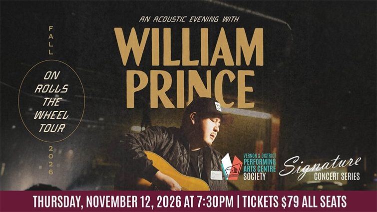 AN ACOUSTIC EVENING WITH WILLIAM PRINCE: ON ROLLS THE WHEEL TOUR