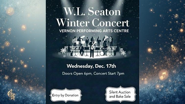 W.L. Seaton Band Winter Concert Poster