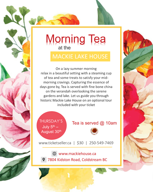 Morning Tea at the Lake House