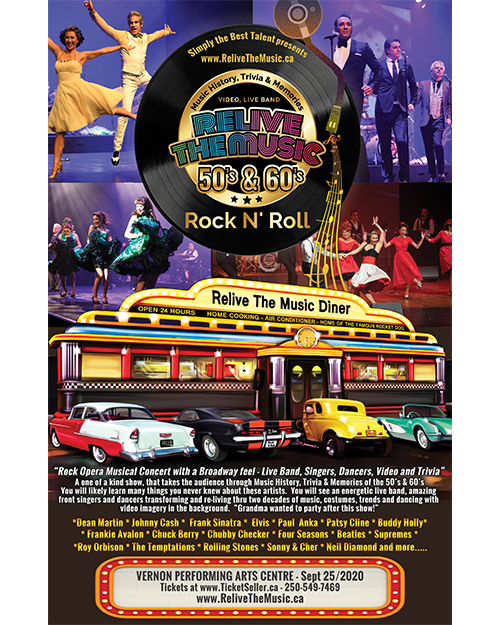 RELIVE the Music 50s & 60s Rock N’ Roll SHOW