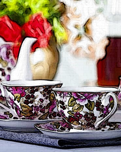 High Tea in the Rose Garden