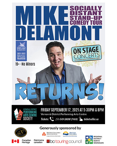 Mike Delamont - Socially Distant Stand Up Comedy Tour