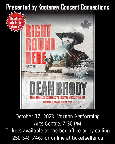 Dean Brody “Right Round Here” Tour 2023