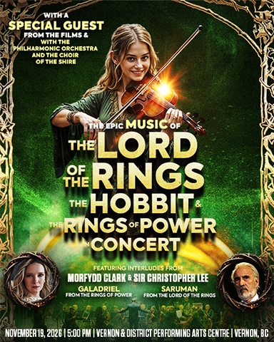 Lord of the Rings, The Hobbit & Rings of Power In Concert