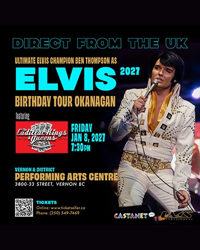 Ben Thompson As Elvis Birthday Tour 2027