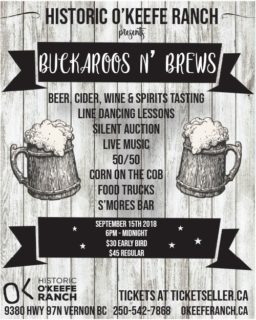 18 09 15 Buckaroos N Brews Poster