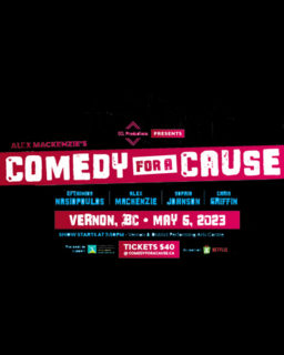 2023 05 06 Alex Mackenzies Comedy For A Cause Poster 500