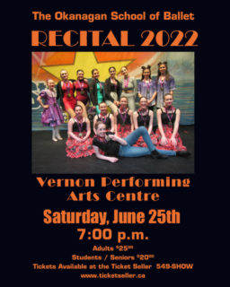 22 06 25 Okanagan School Of Ballet Poster 500