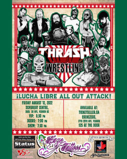 22 08 12 Lucha Libre All Out Attack Poster 500