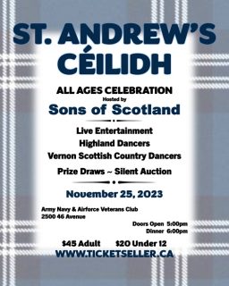23 11 25 St Andrews Ceilidh Poster 500B