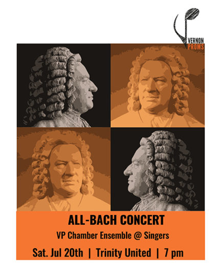 19 07 20 Homage To The Genius All Bach Concert Poster 500